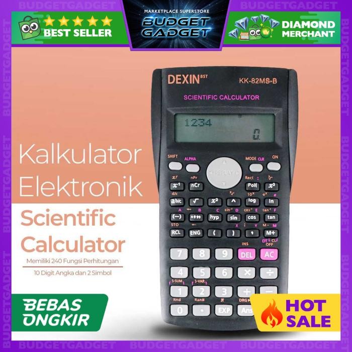

Karuida Scientific Calculator Kalkulator Elektronik - 82MS