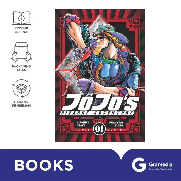 

Buku LC: Jojo`s Bizzare Adventure 01 - Part 1 Phantom Blood