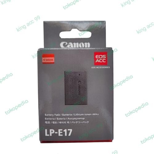 BATERAI CANON LP-E17 ORIGINAL / BATTERY CANON LPE17 / CANON LP-E17