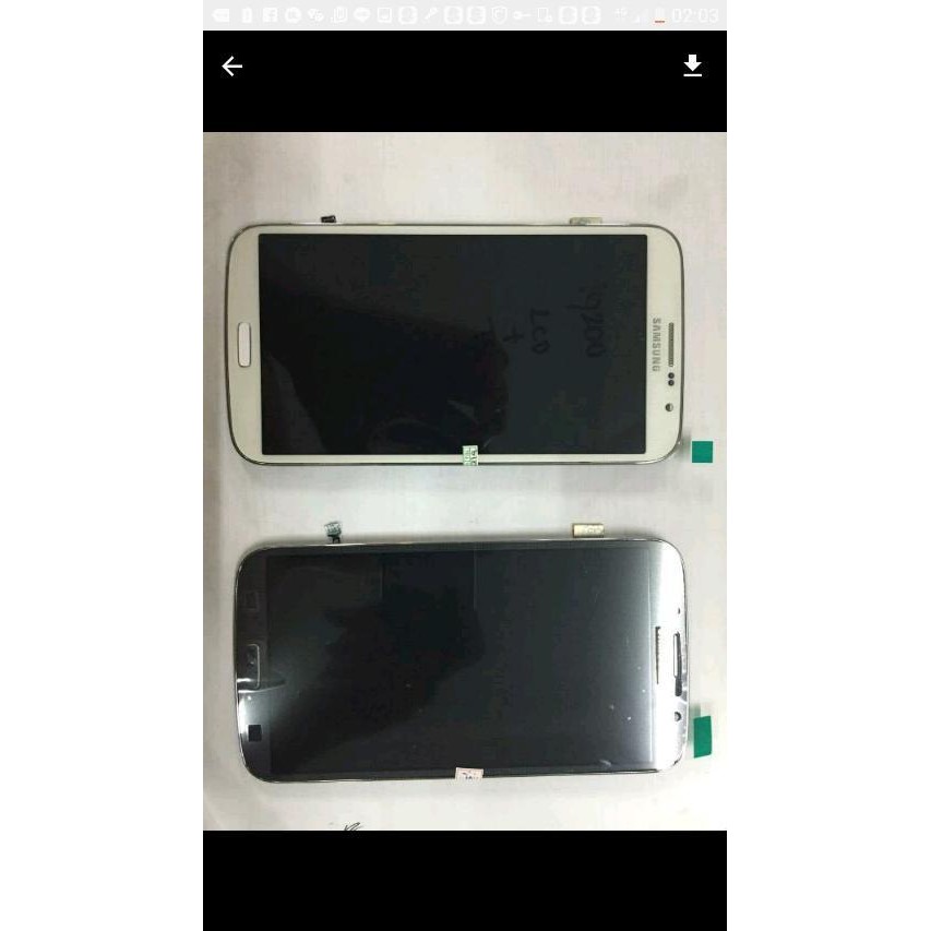 LCD TOUCHSCREEN + FRAME SAMSUNG GALAXY MEGA 6,3INCH I9200 COMPLITE ORI