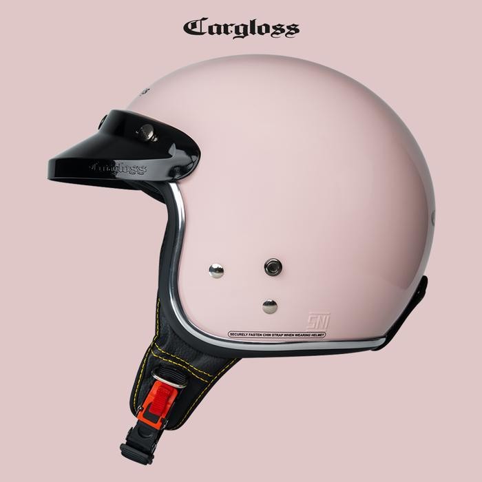 Cargloss Cfm 2 Retro Helm Half Face - Pale Pink
