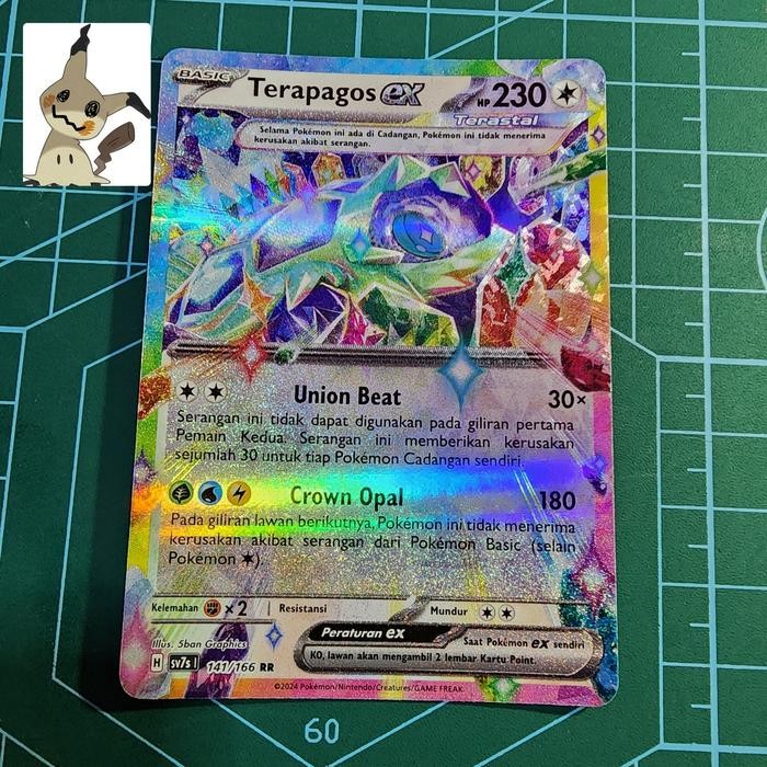 Sale Terapagos Ex Rr Kartu Pokemon Tcg Indonesia