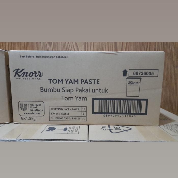 

Knorr Tom Yum Paste 6x1,5kg / Bumbu tom yum soup