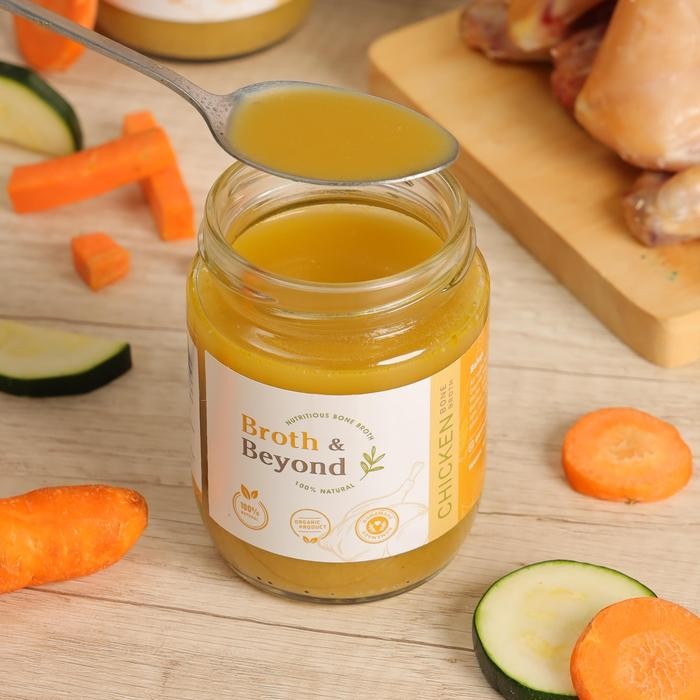 

ORGANIC CHICKEN BONE BROTH - 6 JARS / KALDU TULANG AYAM ORGANIK