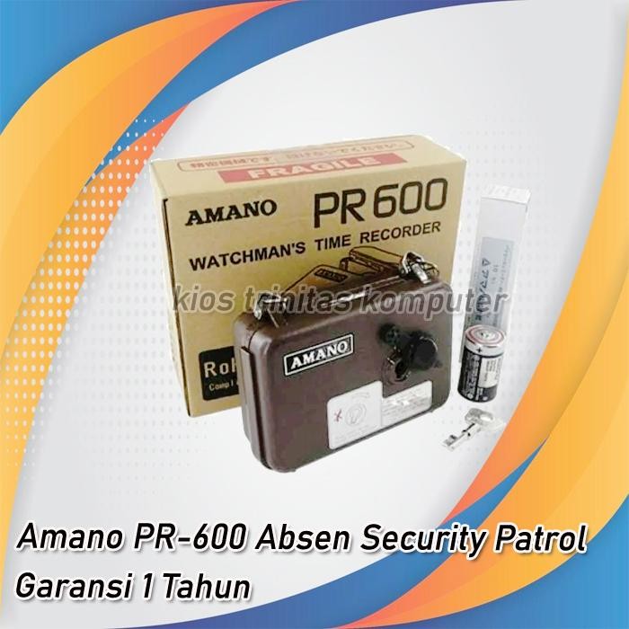 Amano PR-600 Absen Security Amano Watchman's Clock Security Patrol