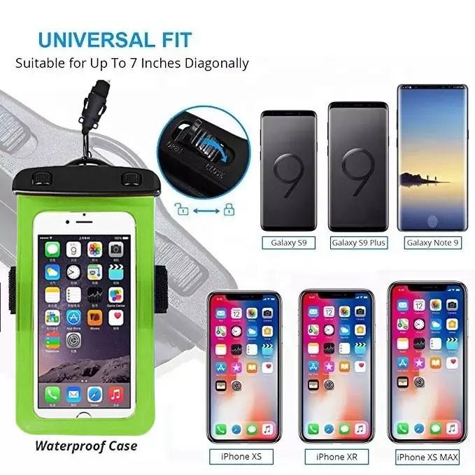 Manfrotto - Waterproof Phone Case Universal Sarung Hp Anti Air Tishu Ori