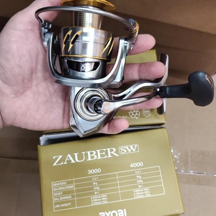 Reel Pancing Ryobi Zauber Sw Saltwater 3000 4000 Power Handle New 2024