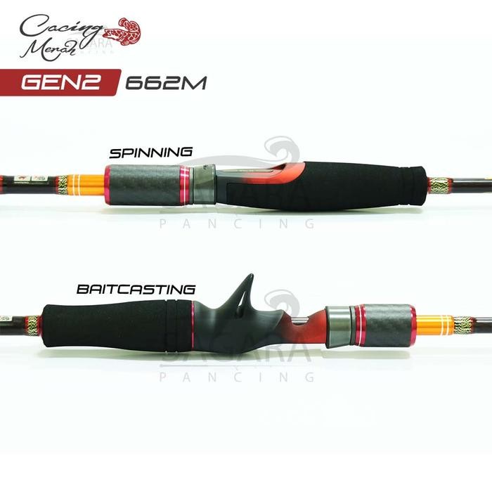 Joran Cacing Merah GEN 2 Joran Casting Joran Relix Nusantara