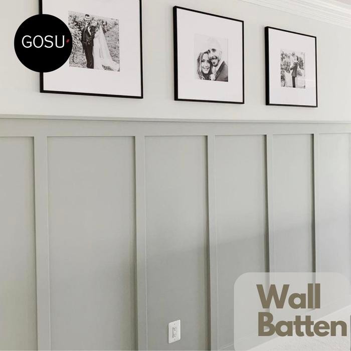 Batten Wall / Shiplap Wall Panel Dekorasi Dinding