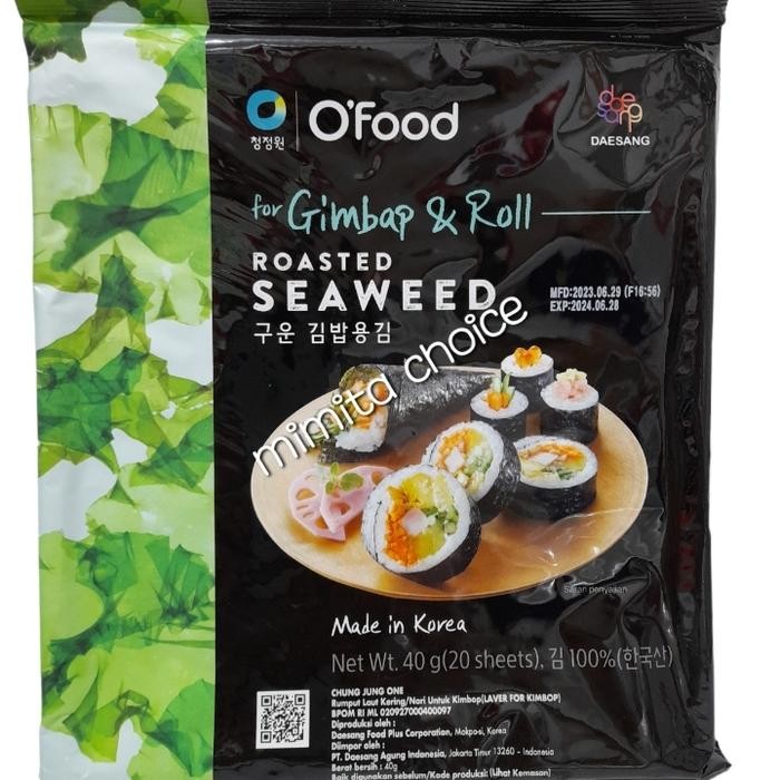 

Rumput Laut For Gimbab Essential 40Gram Best Quality Asli 100% Original