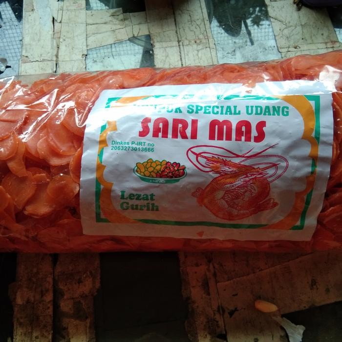 

Kerupuk Udang Sari Mas (+-3 Kg ) Best Seller