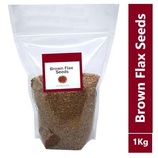 

1Kg Natural Brown Flaxseed / Flaxseeds Brown/ Flax Seed Coklat Best Quality Asli 100% Original