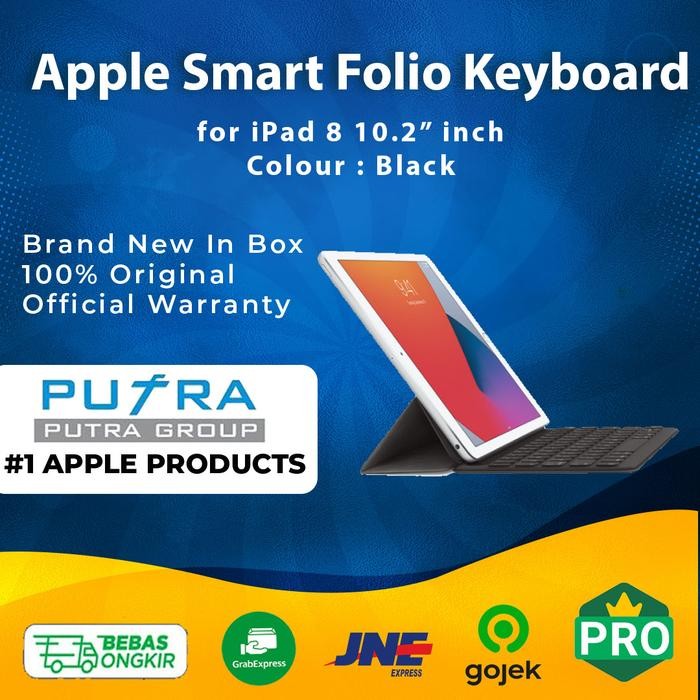 TERBARU (RESMI) APPLE SMART KEYBOARD FOR IPAD 8TH GEN IPAD 8 2020 10.2" INCH TERMURAH