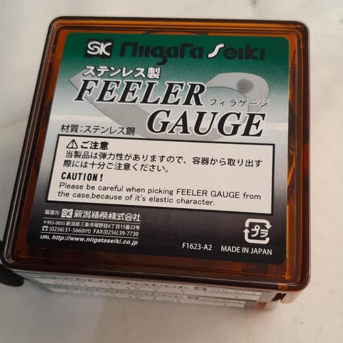 Gercep Niigata Seiki Feeler Gauge 0.01 X 1M Sfg-01-1 007251