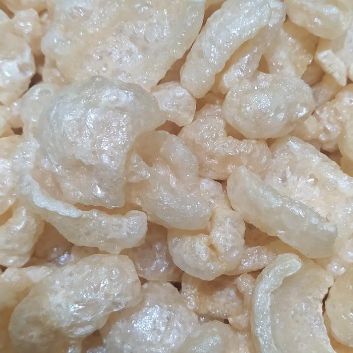 

Kerupuk Kulit Babi Kerubi B2 Enak Gurih Garing Renyah Toples 4Liter Best Quality Asli 100% Original