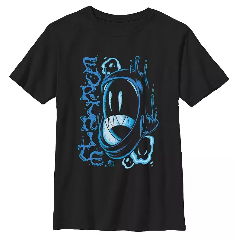 Kaos Grafis Fortnite Grimey Drippy Katun CrewNeck Unisex Pria Wanita