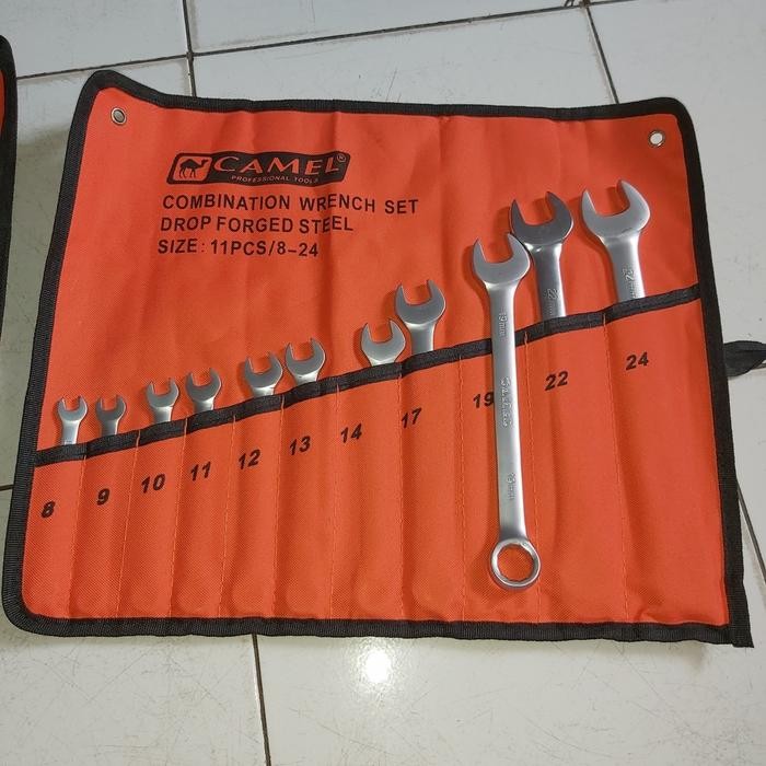 Kunci Ring Pas Set 11Pcs (8-24)/ Kunci Ring Pas Set Camel 11Pcs