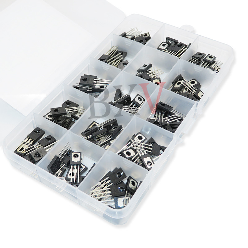 150PCS/Set TO126 Transistor Assortment Kit Pack B772 D882 BD139 BD140 C106 D669 B649 D237 13003