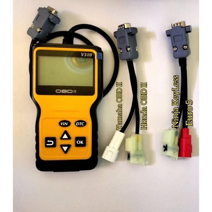 Best seller Scanner OBD2 untuk motor injeksi Honda Yamaha Kawasaki Scanner OBD 2 REMAP ECCU Cek kode