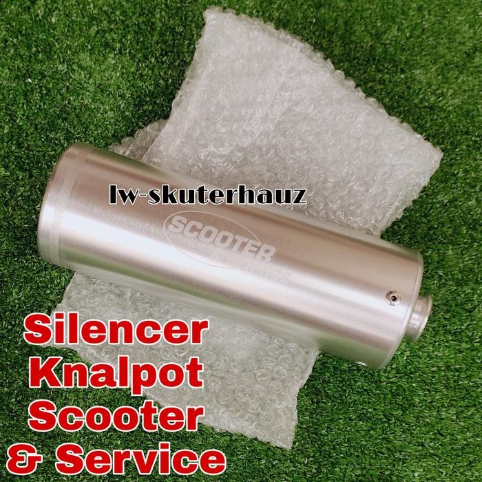 SILENCER Knalpot Racing ori SCOOTER and SERVICE utk Vespa PX Series