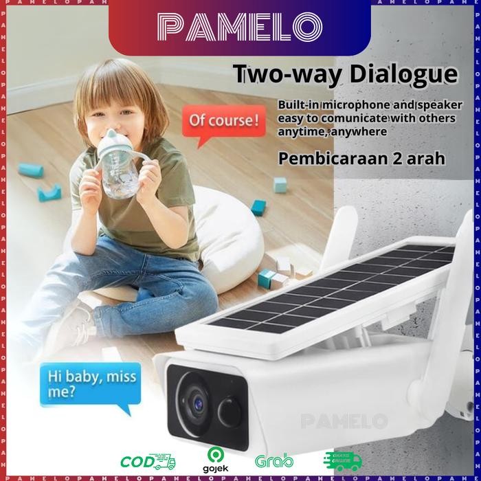 Cctv Wifi Solar Panel // Camera Cell Tenaga Surya Outdoor Waterproof