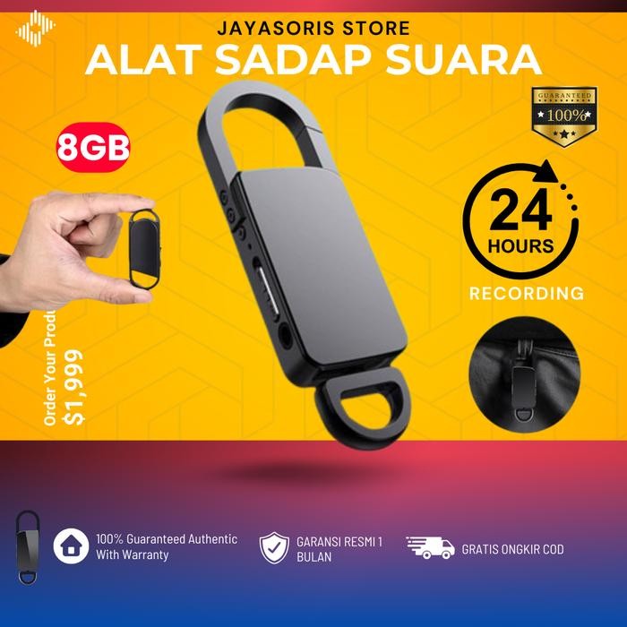 Tersedia Perekam Suara Mini Tersembunyi JS46 Alat Sadap Suara Digital