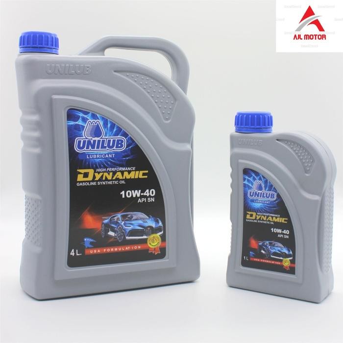 Unilub Dynamic SAE 10W40 SN Full Synthetic (4 liter)