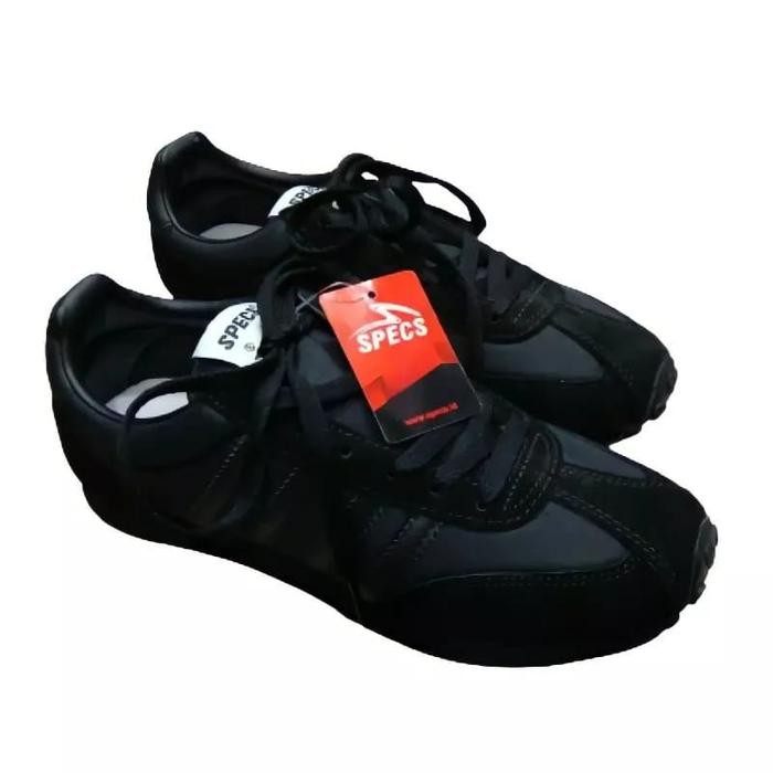 Ardiles - Sepatu Sekolah Anak Specs 104 Hitam Full Black Fashion Hitam