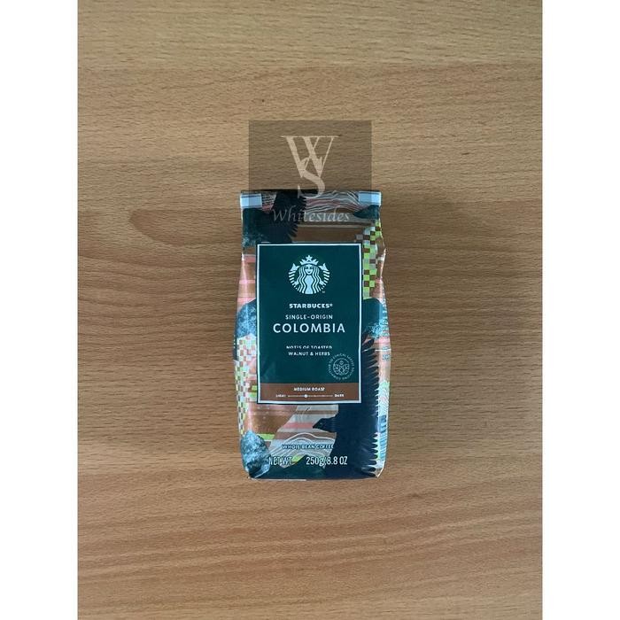 

Colombia - Starbucks Coffee Kopi Whole Bean Biji 250 Gram Espresso Cafe Verona Italian Roast Sumatra