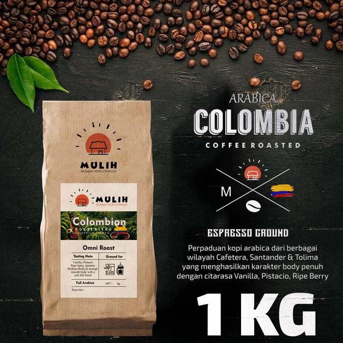 

Biji Kopi Arabika Colombia Arabica Coffee Based By Mulih Kopi 1 Kg