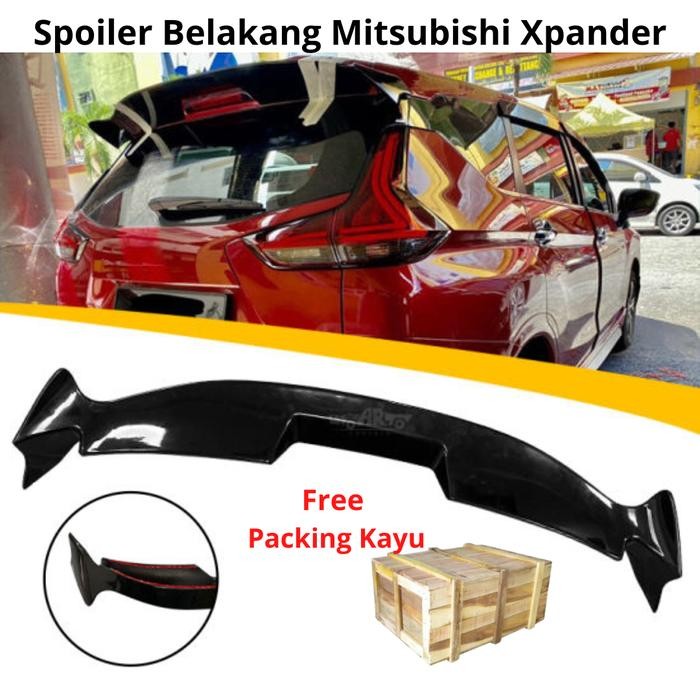 Menarik Rear Spoiler Sayap Belakang Body Kit Mitsubishi Xpander