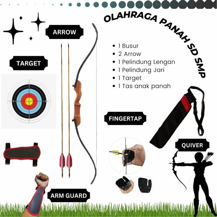 paket panahan anak sd smp pemula kode 699