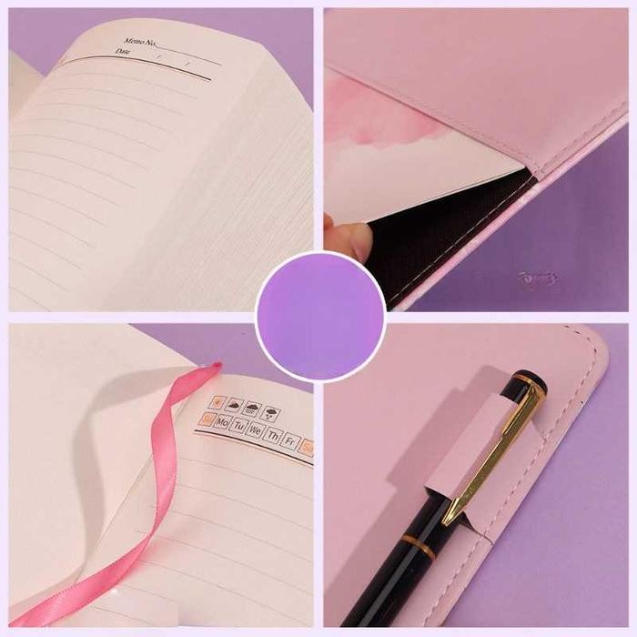 

Buku Diary Notebook Catatan Jurnal B6 256 Halaman With Lock - Jialili F-5