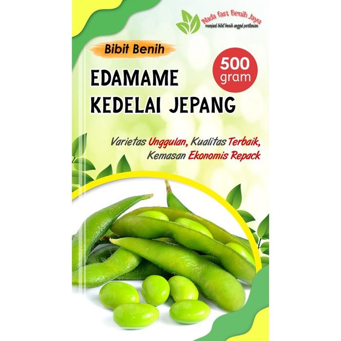 BENIH KEDELAI EDAMAME 500 GRAM PILIHAN / BIBIT KEDELAI JEPANG / TANAMAN BIBIT KEDELAI TANAMAN