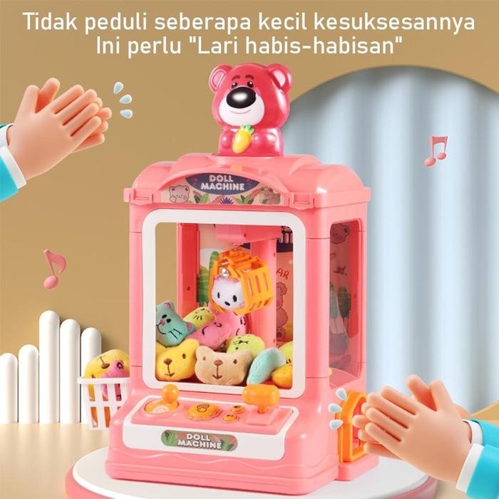 Hadiah Untuk Anak-Anak Selama Ramadhan Mesin Capit Boneka Mainan Mesin Capit Dengan Musik Dan Lampu