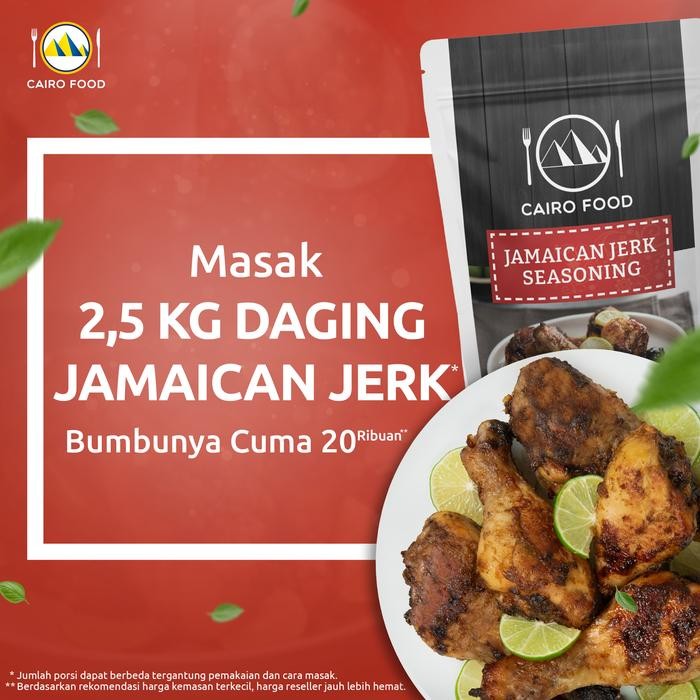 

Diskon! Promo Bumbu Jamaican Jerk Cairo Food 100G Rempah Eksotis