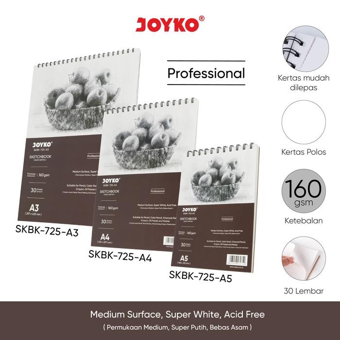 

Buku Sketsa Gambar Sketch Book Joyko SKBK-725 - A4