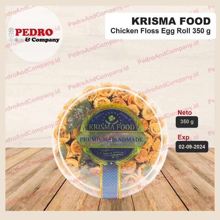

Diskon! Promo Krisma Food Premium Chicken Floss Egg Roll Abon Ayam 350Gr