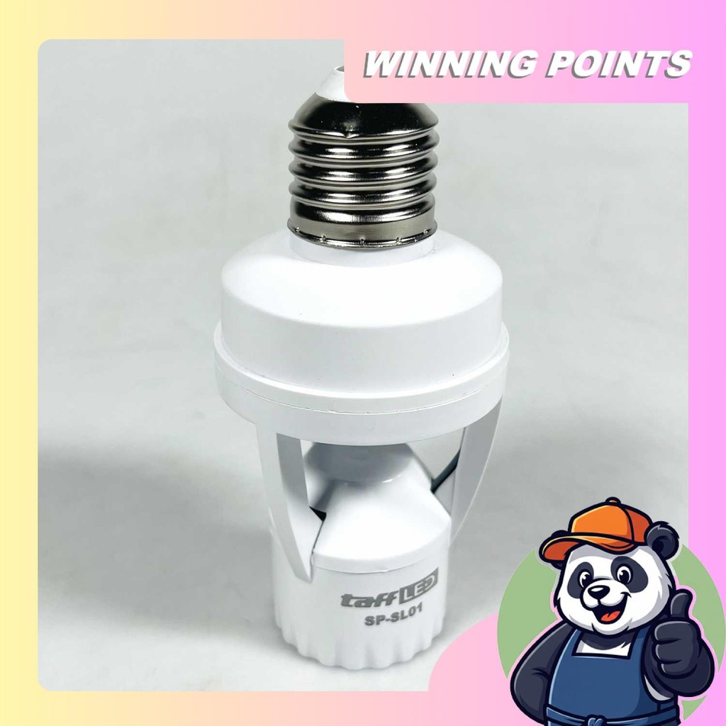 Fitting Lampu Bohlam Sensor Gerak Otomatis PIR Sensor