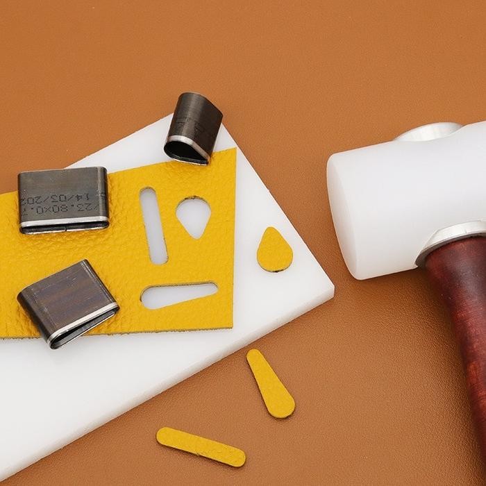 

24 Pcs Leather Craft Alat Pembolong Pembolong Leather Leather Hole Punch Leather Tools Hollow Hole