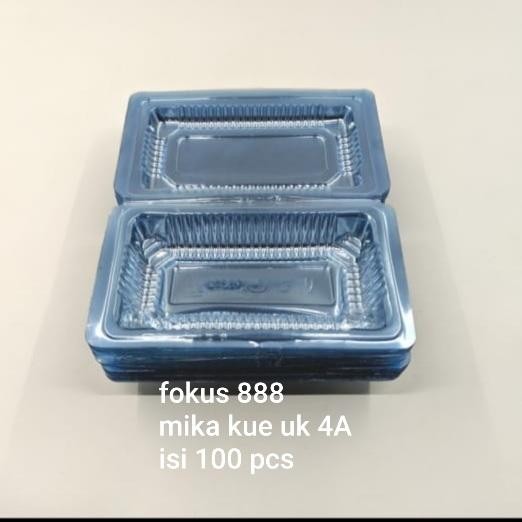 JT mika plastik uk 4A ( isi 100 pcs ) mika kue / mika plastik