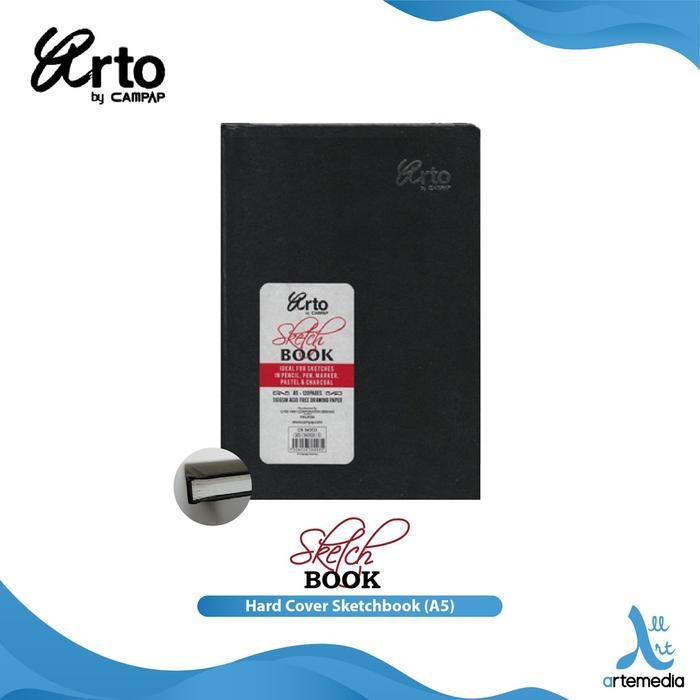 

tersedia arto hardcover sketchbook - notebook gambar & lukis kualitas tinggi