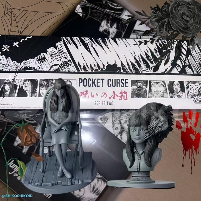 Sale terbaru BBFito Blind Box Figure Junji Ito Series Action Figur Mistery Box Random Kejutan Mainan