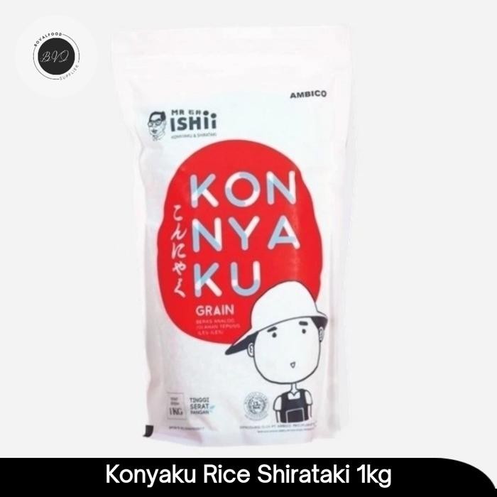 

Barang Terlaris Konyaku rice shiratake 1kg Ready