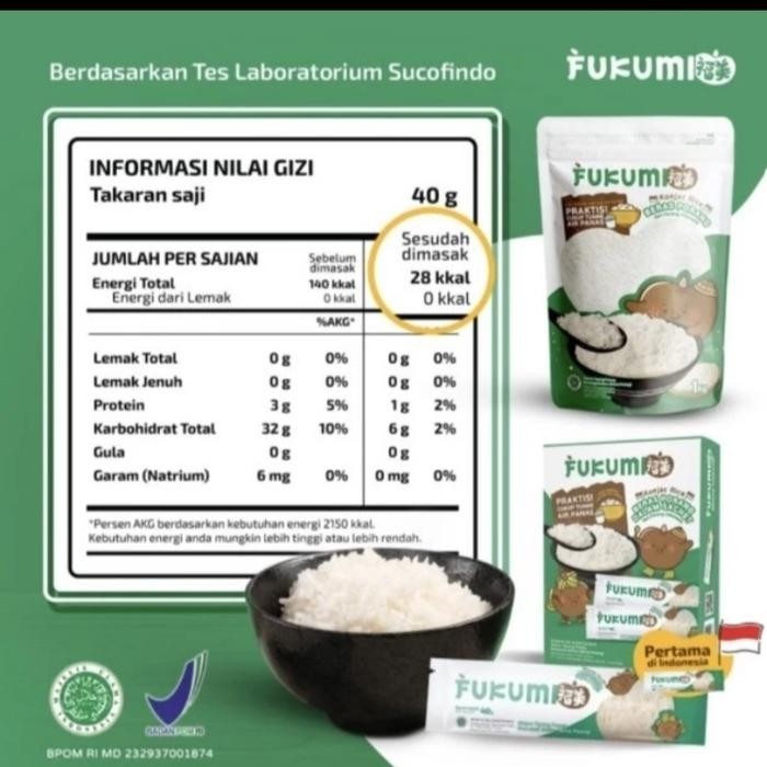 

Barang Terlaris beras Porang fukumi 1 kg Ready