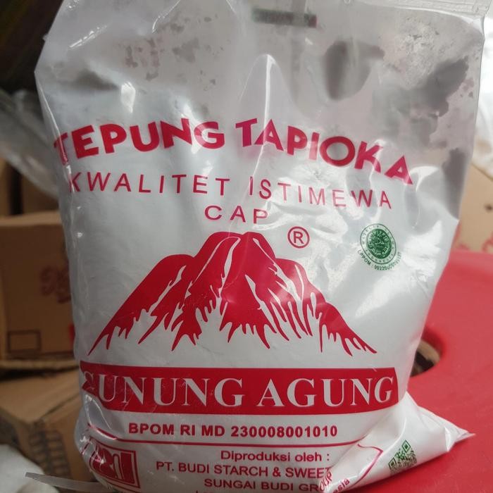 

New tepung tapioka 500gr. merk Gunung. isi 20. Ready