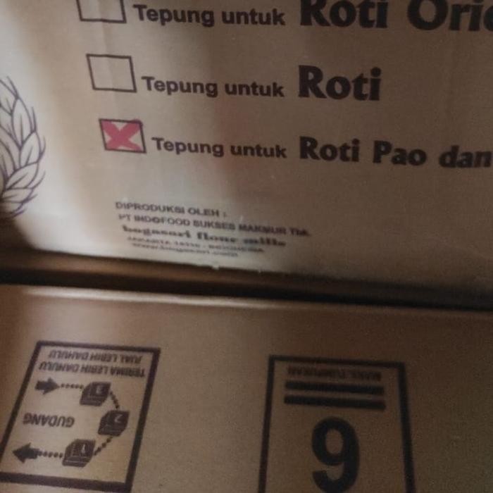 

New 1dus isi 6pcs Terigu Cakra Kembar Emas Bogasari (Roti Pao & Mantao) Ready