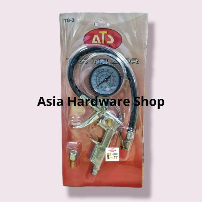 ATS TIRE INFLATOR AIR PRESSURE GUN 3 IN 1 UKURAN ANGIN BAN MOBIL MOTOR