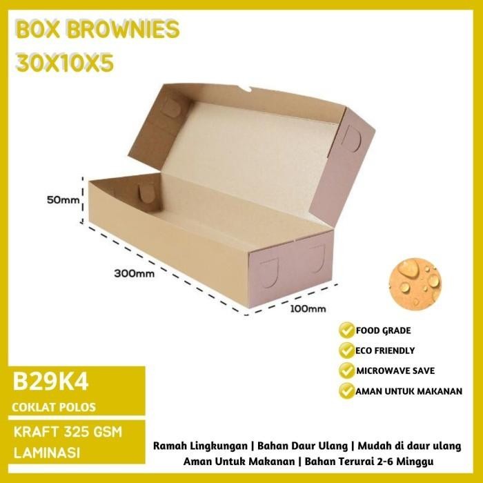 (Allthebest) Box Brownies 30x10 Dus Brownies 30x10 (B29K4)