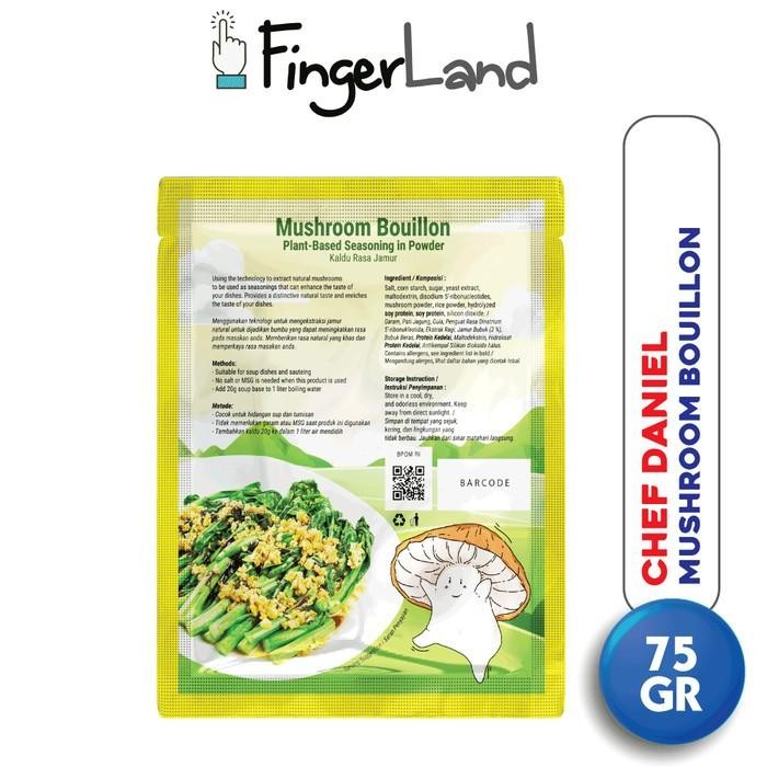 

(Allthebest) CHEF DANIEL Mushroom Bouillon 75 gram Kaldu Jamur
